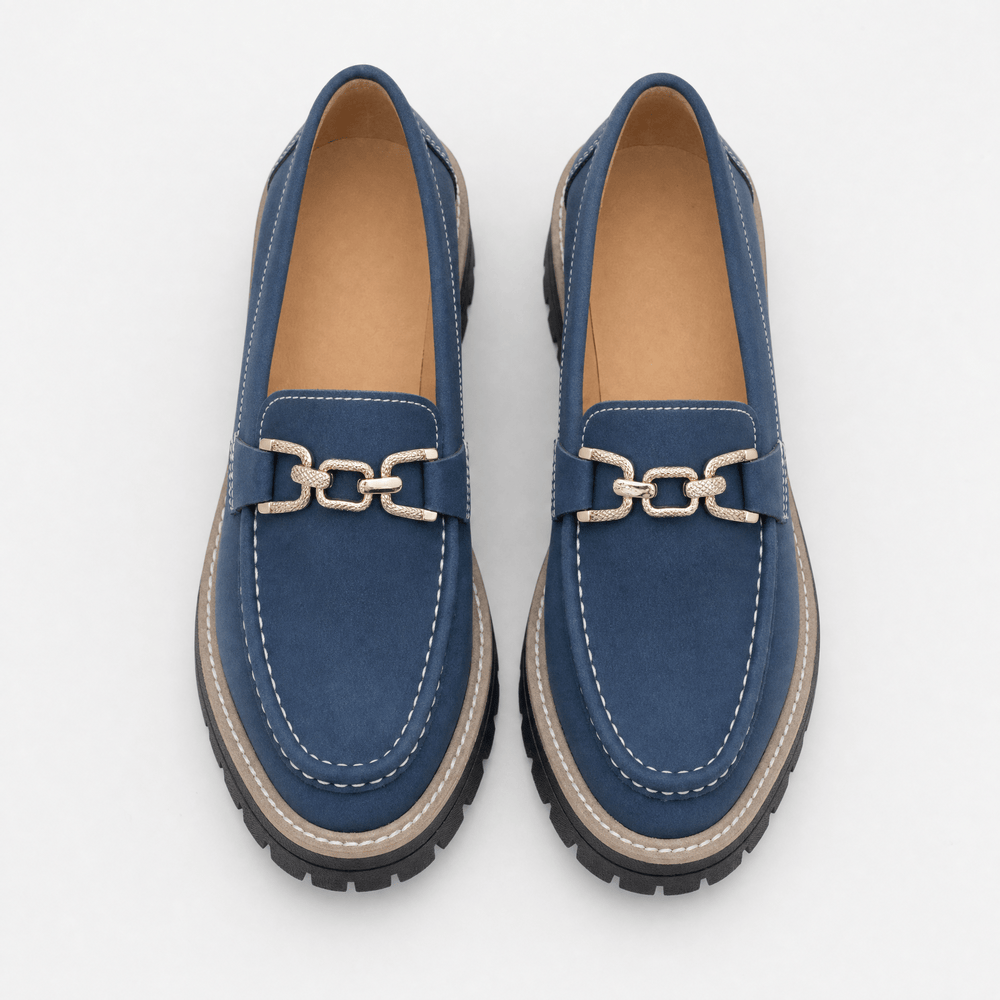 Gentry Morris Chain Platform Loafers Chunky Sole