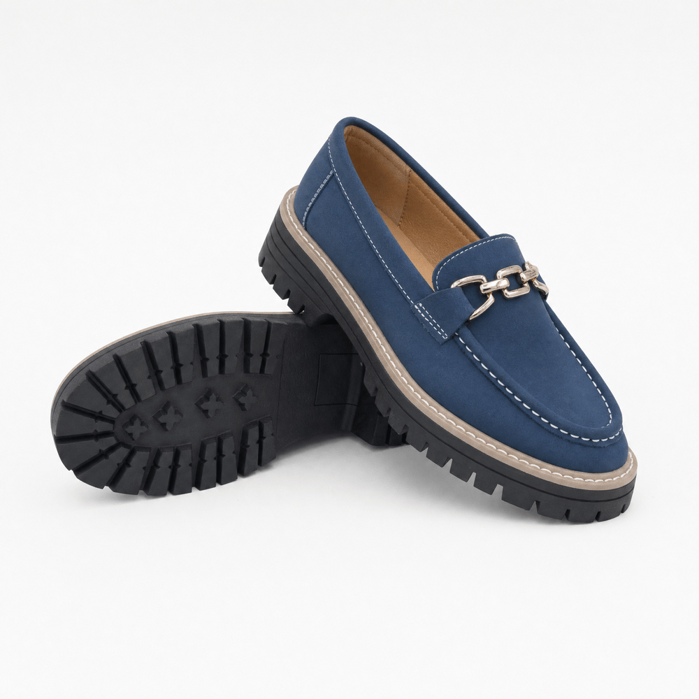 Gentry Morris Chain Platform Loafers Chunky Sole