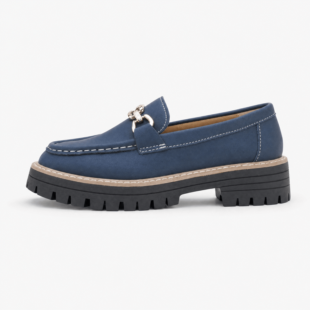 Gentry Morris Chain Platform Loafers Chunky Sole