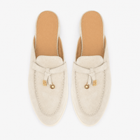 Gentry Morris Chunky Backless Loafers Slip On