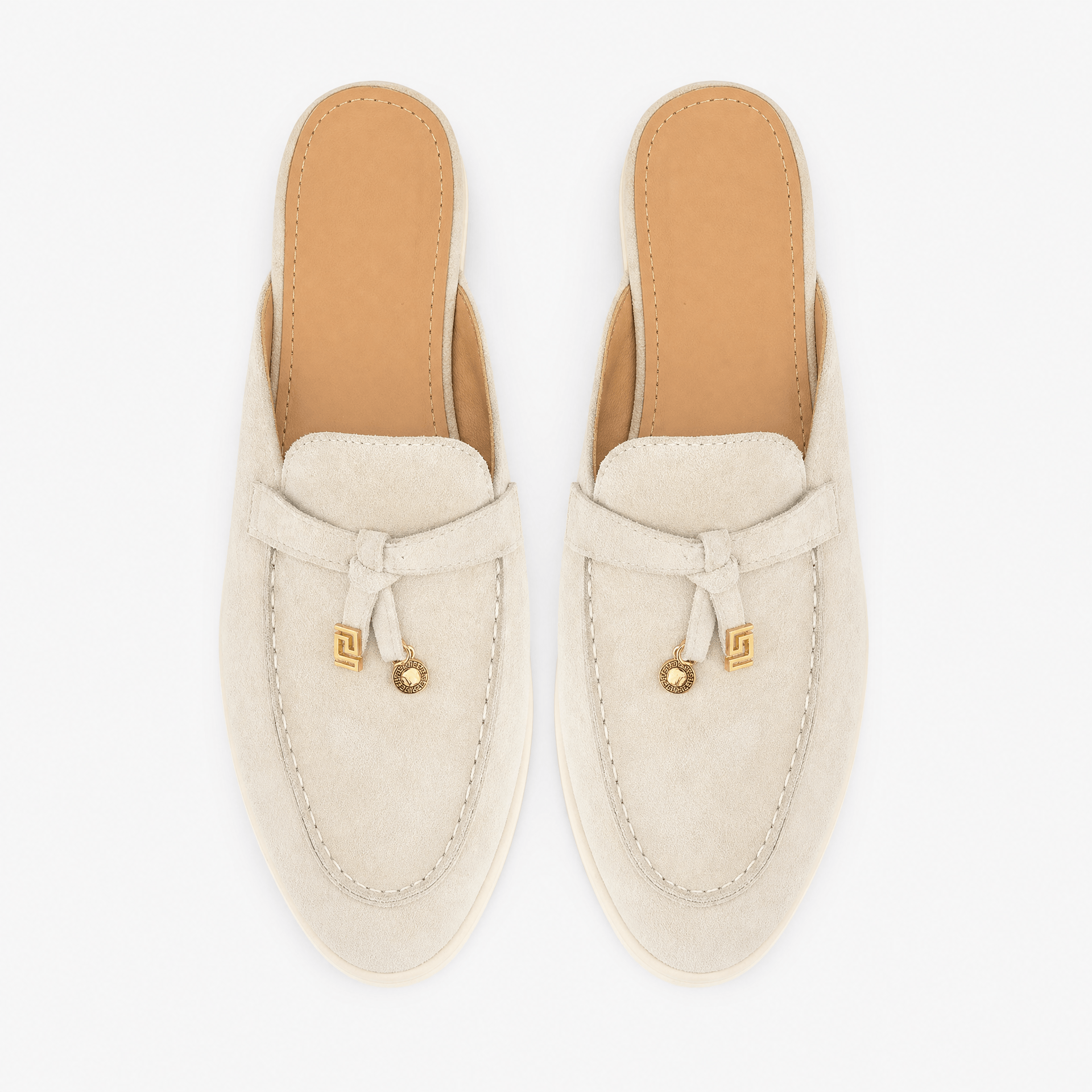 Gentry Morris Chunky Backless Loafers Slip On