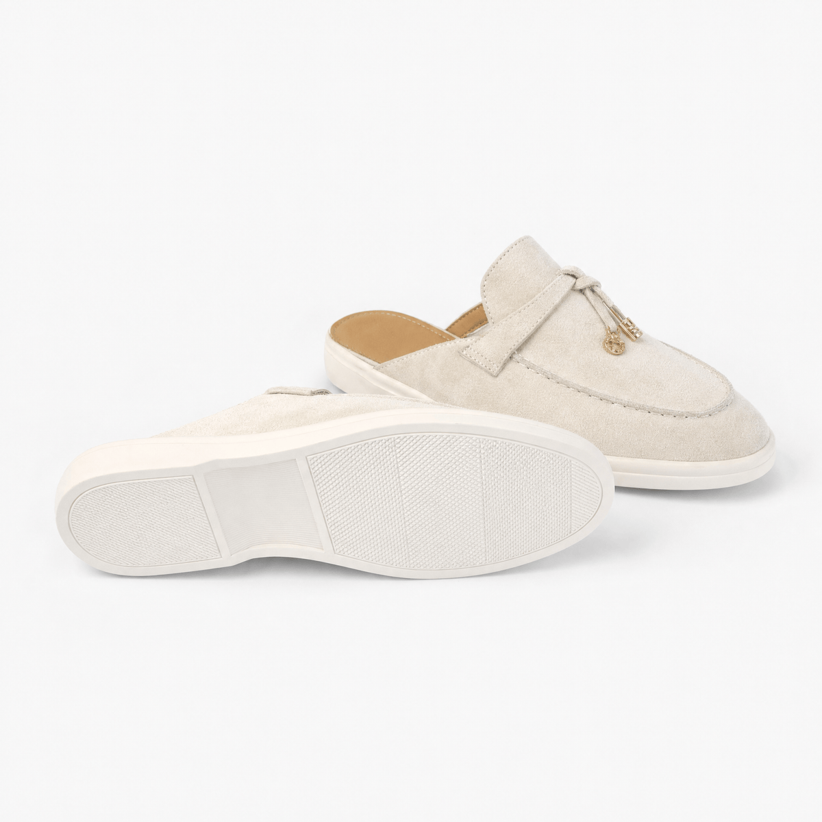 Gentry Morris Chunky Backless Loafers Slip On