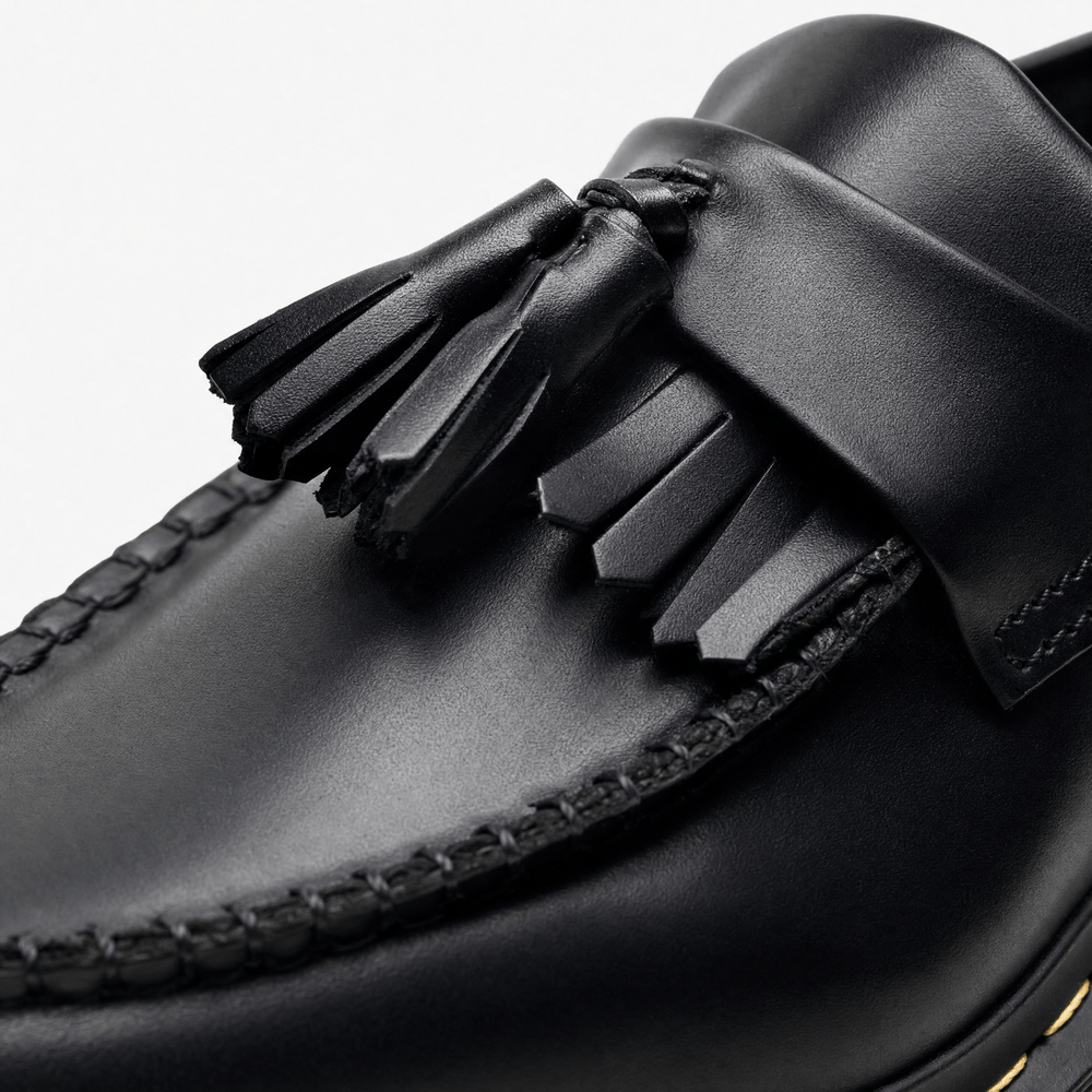 Gentry Morris Chunky Fringe Tassel Loafers Contrast