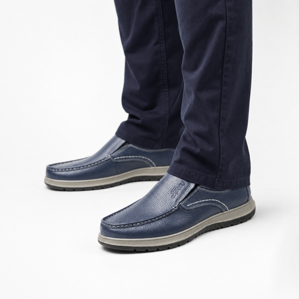 Gentry Morris Chunky Mens Loafers Slip On