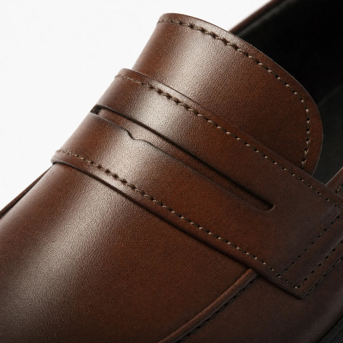 Gentry Morris Chunky Penny Loafers Brown Platform