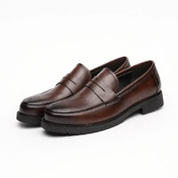 Gentry Morris Chunky Penny Loafers Mens Brogue