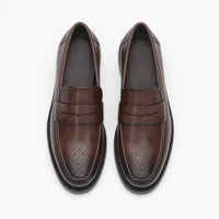 Gentry Morris Chunky Penny Loafers Mens Brogue