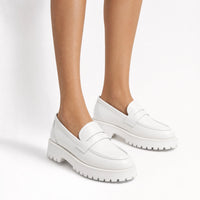 Gentry Morris Chunky Penny Platform Loafers