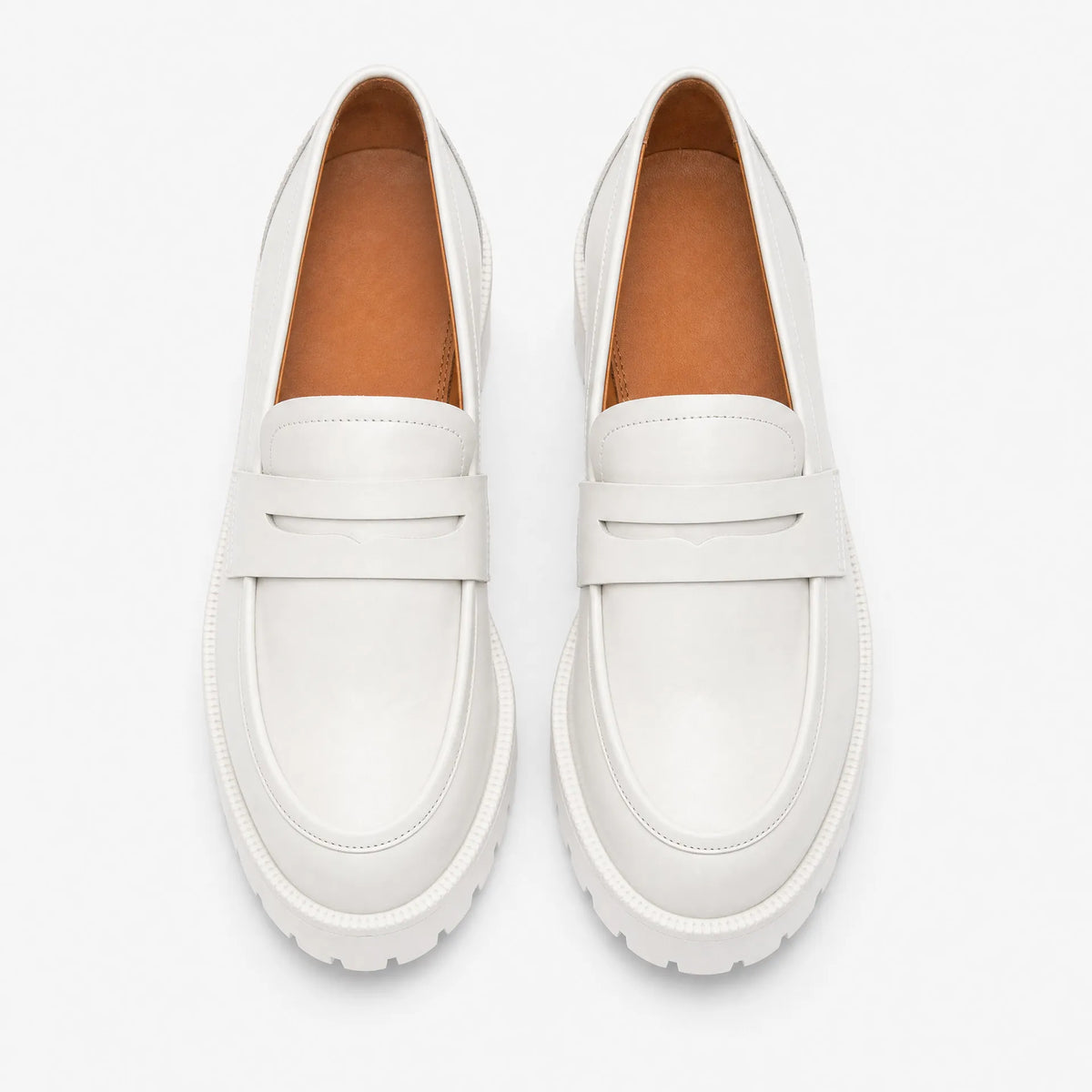 Gentry Morris Chunky Penny Platform Loafers