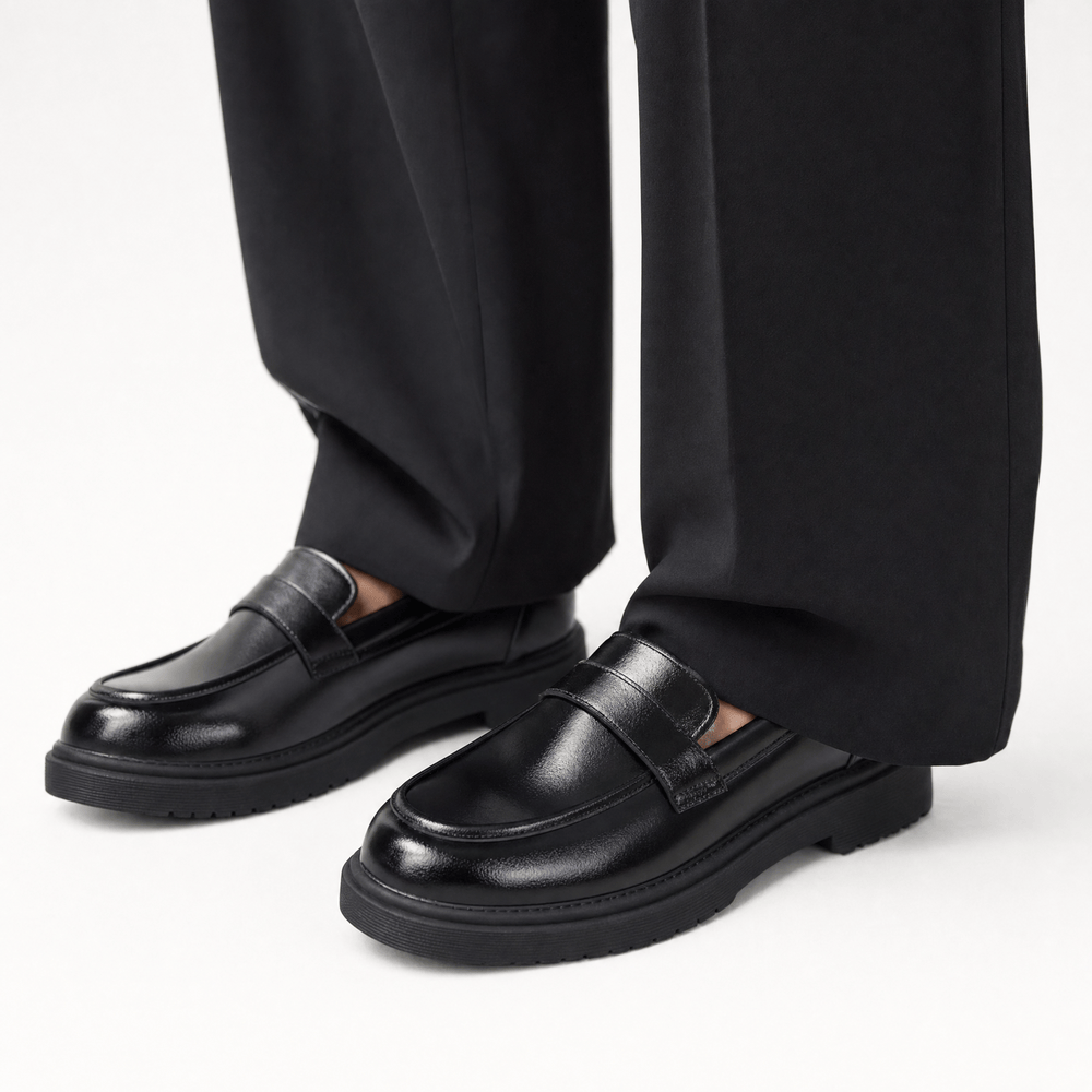 Gentry Morris Chunky Platform Loafers Slip On