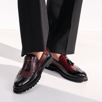 Gentry Morris Chunky Platform Tassel Loafers Brogue