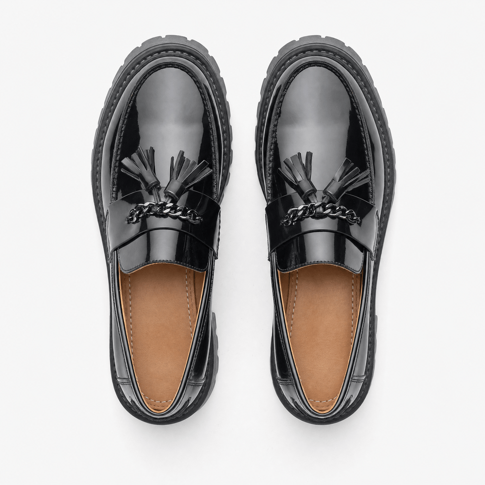 Gentry Morris Chunky Tassel Mens Loafers Sole