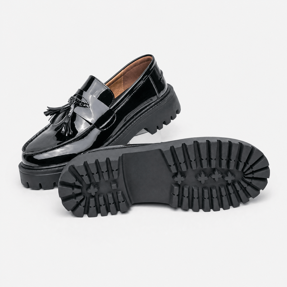 Gentry Morris Chunky Tassel Mens Loafers Sole