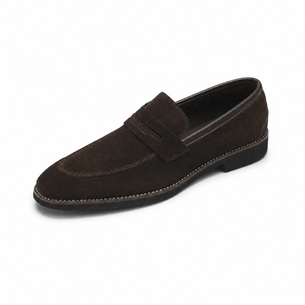 Gentry Morris Dark Brown / 38 Dark Brown Penny Loafers Mens