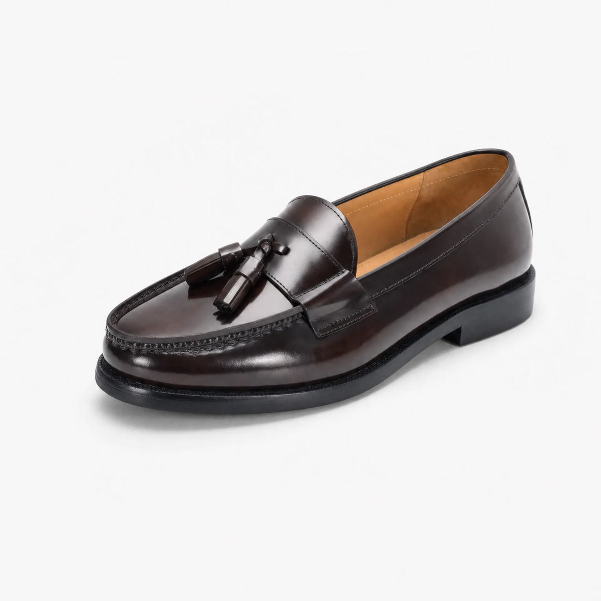 Gentry Morris Dark Brown / 38 Dark Brown Tassel Loafers Polished