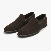 Gentry Morris Dark Brown Penny Loafers Mens