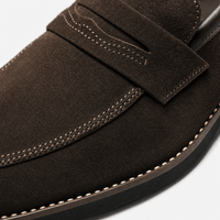 Gentry Morris Dark Brown Penny Loafers Mens