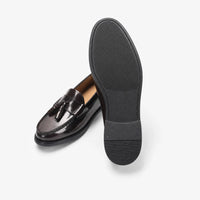 Gentry Morris Dark Brown Tassel Loafers Polished