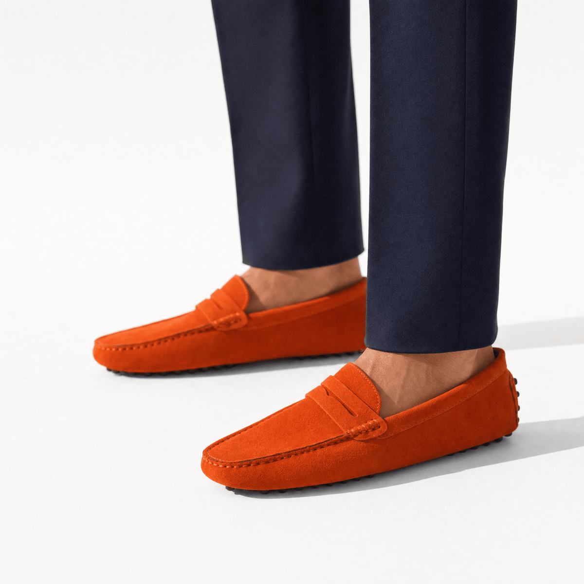Gentry Morris Driving Suede Loafers Slip On