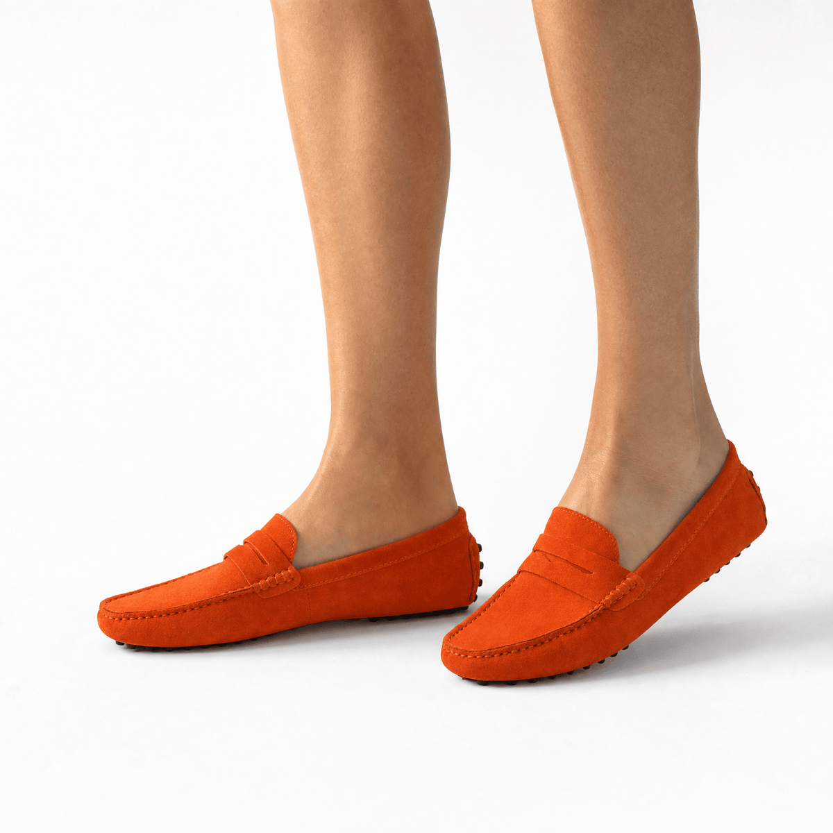 Gentry Morris Driving Suede Loafers Slip On
