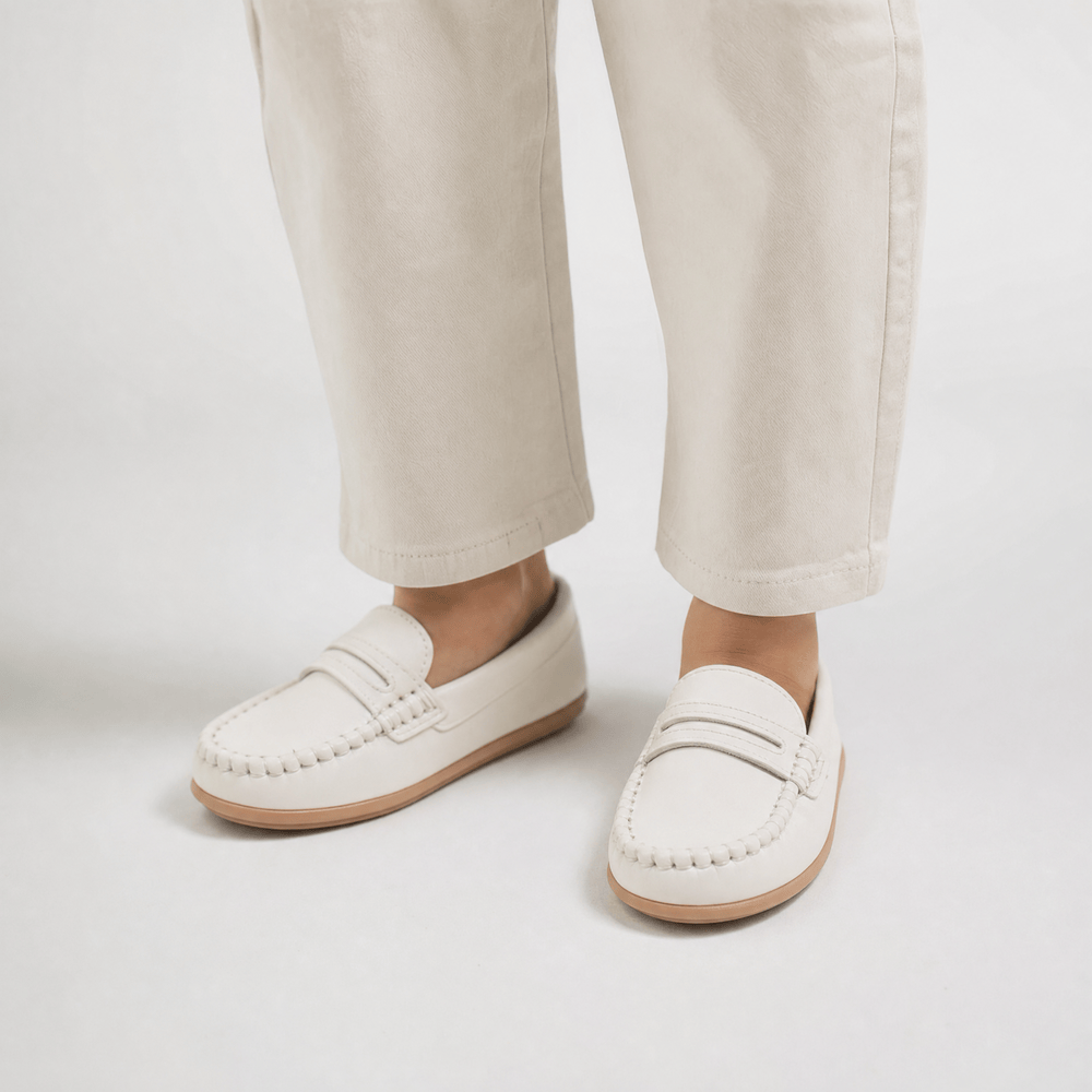 Gentry Morris Flat Moc Toe Loafers Kids