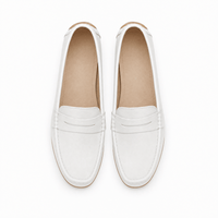 Gentry Morris Flat Penny Loafers Slot Detail
