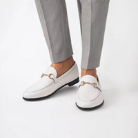 Gentry Morris Golden Horsebit Mens Loafers Square