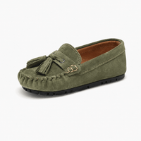Gentry Morris Green / 20 Suede Tassel Loafers Boys Driving