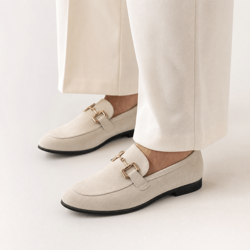 Gentry Morris Horsebit Suede Mens Loafers