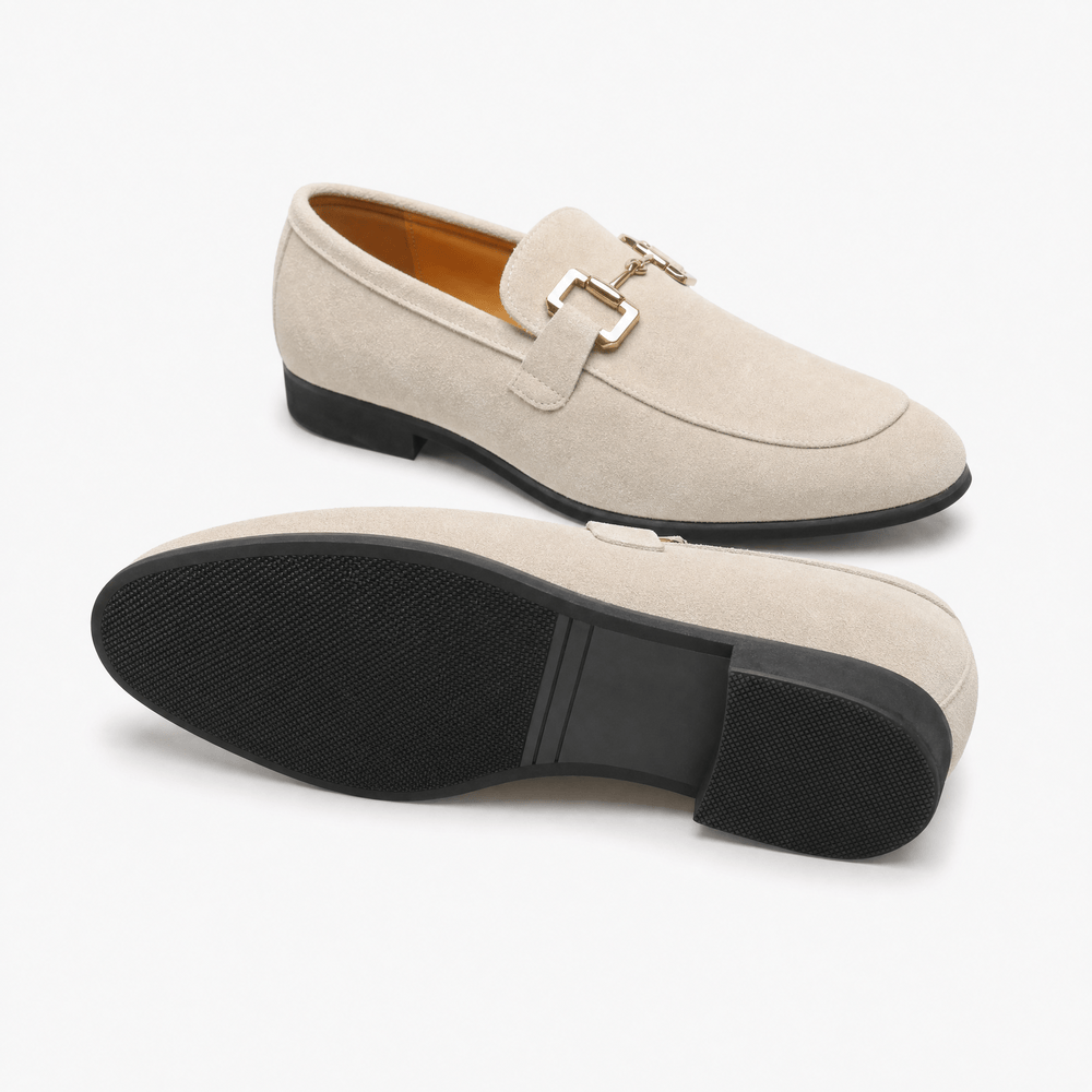 Gentry Morris Horsebit Suede Mens Loafers
