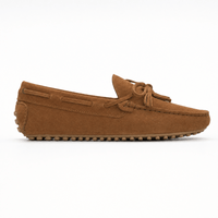 Gentry Morris Kids Suede Tassel Loafers Brown