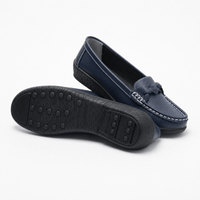 Gentry Morris Knotted Leather Loafers Slip On