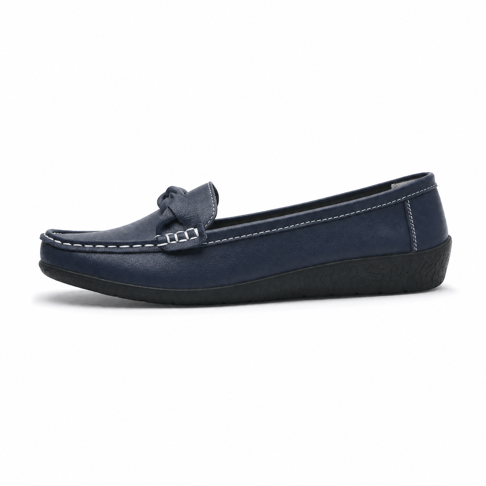 Gentry Morris Knotted Leather Loafers Slip On