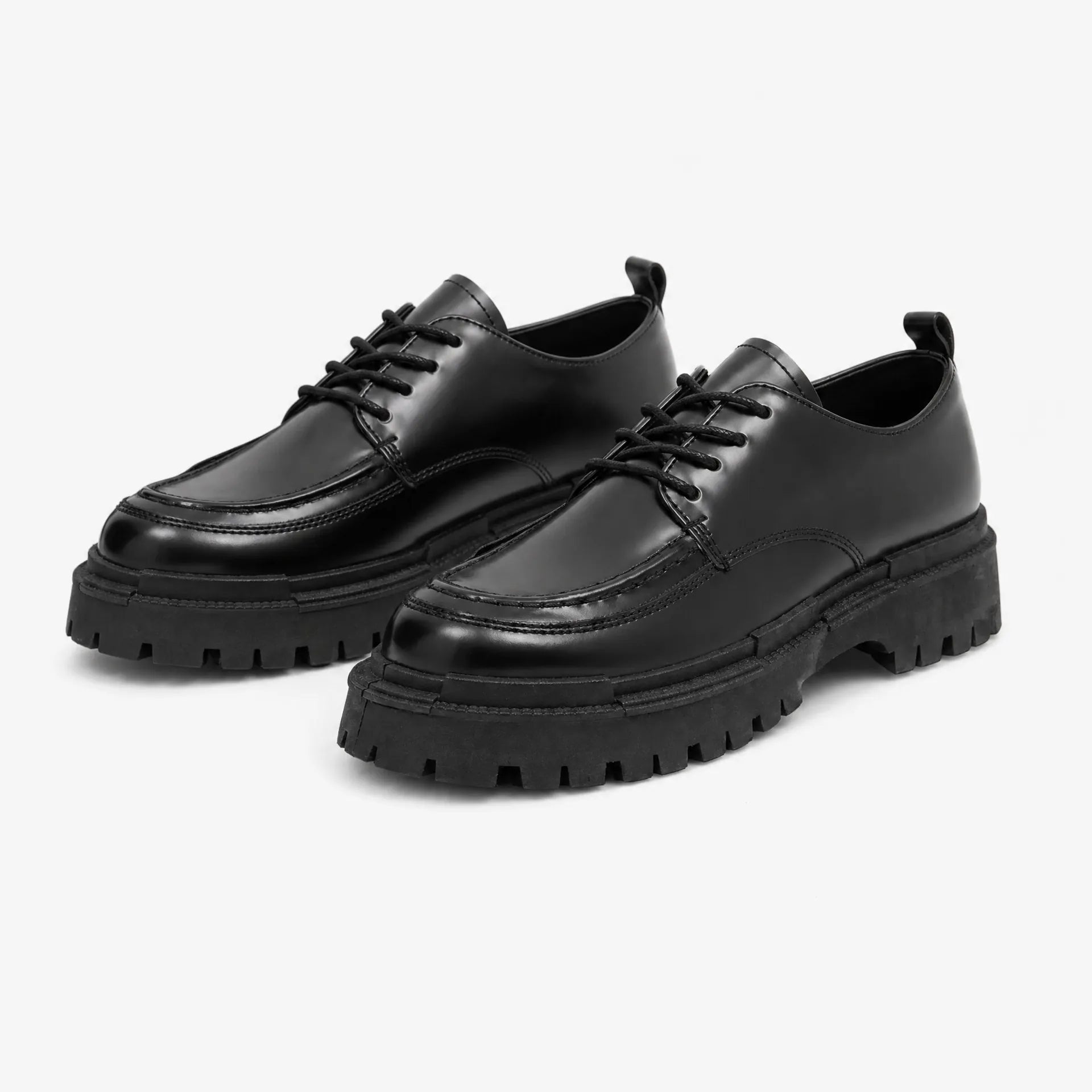 Gentry Morris Lace Up Chunky Mens Loafers
