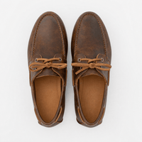 Gentry Morris Lace Up Loafers Dark Brown