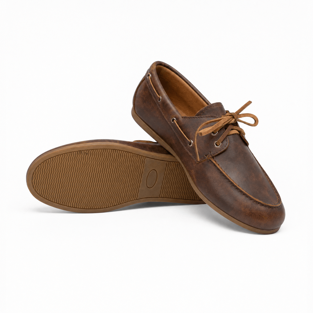 Gentry Morris Lace Up Loafers Dark Brown