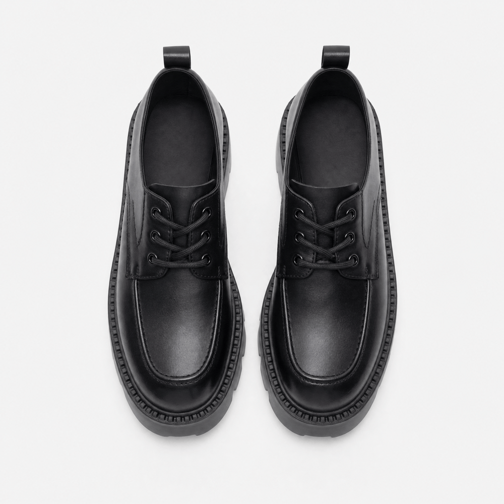 Gentry Morris Lace Up Platform Loafers Chunky
