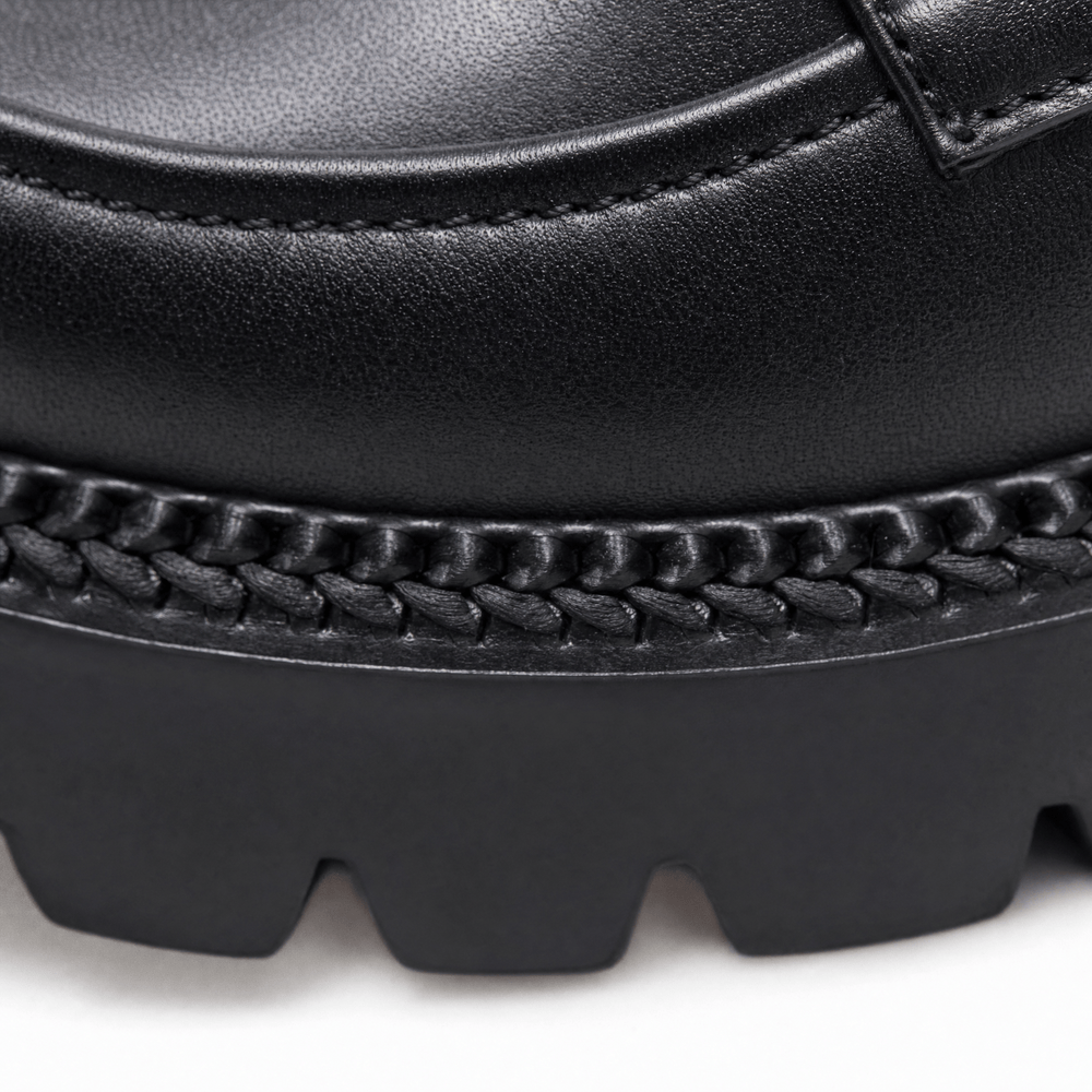 Gentry Morris Lace Up Platform Loafers Chunky