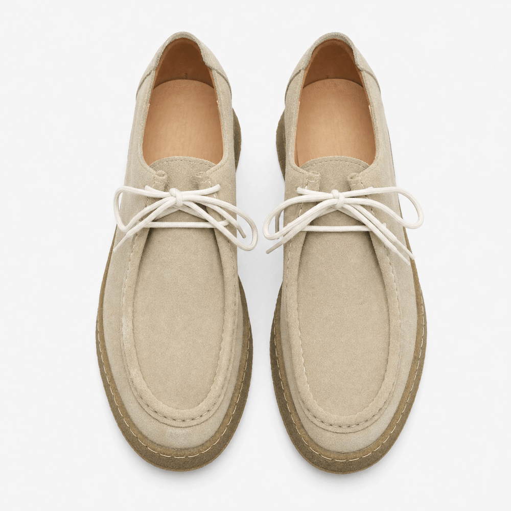 Gentry Morris Lace Up Suede Loafers