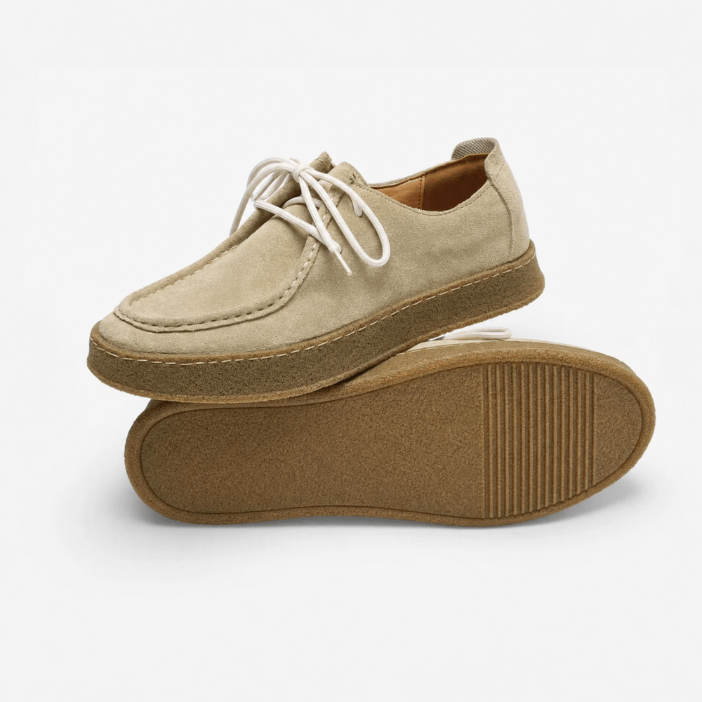 Gentry Morris Lace Up Suede Loafers