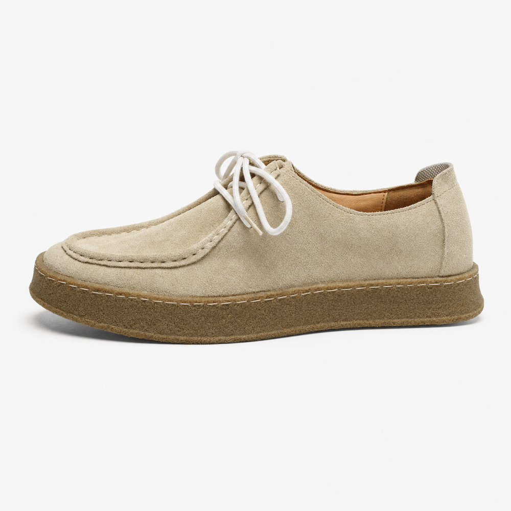 Gentry Morris Lace Up Suede Loafers