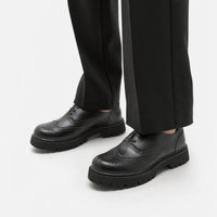 Gentry Morris Laced Platform Loafers Chunky Sole