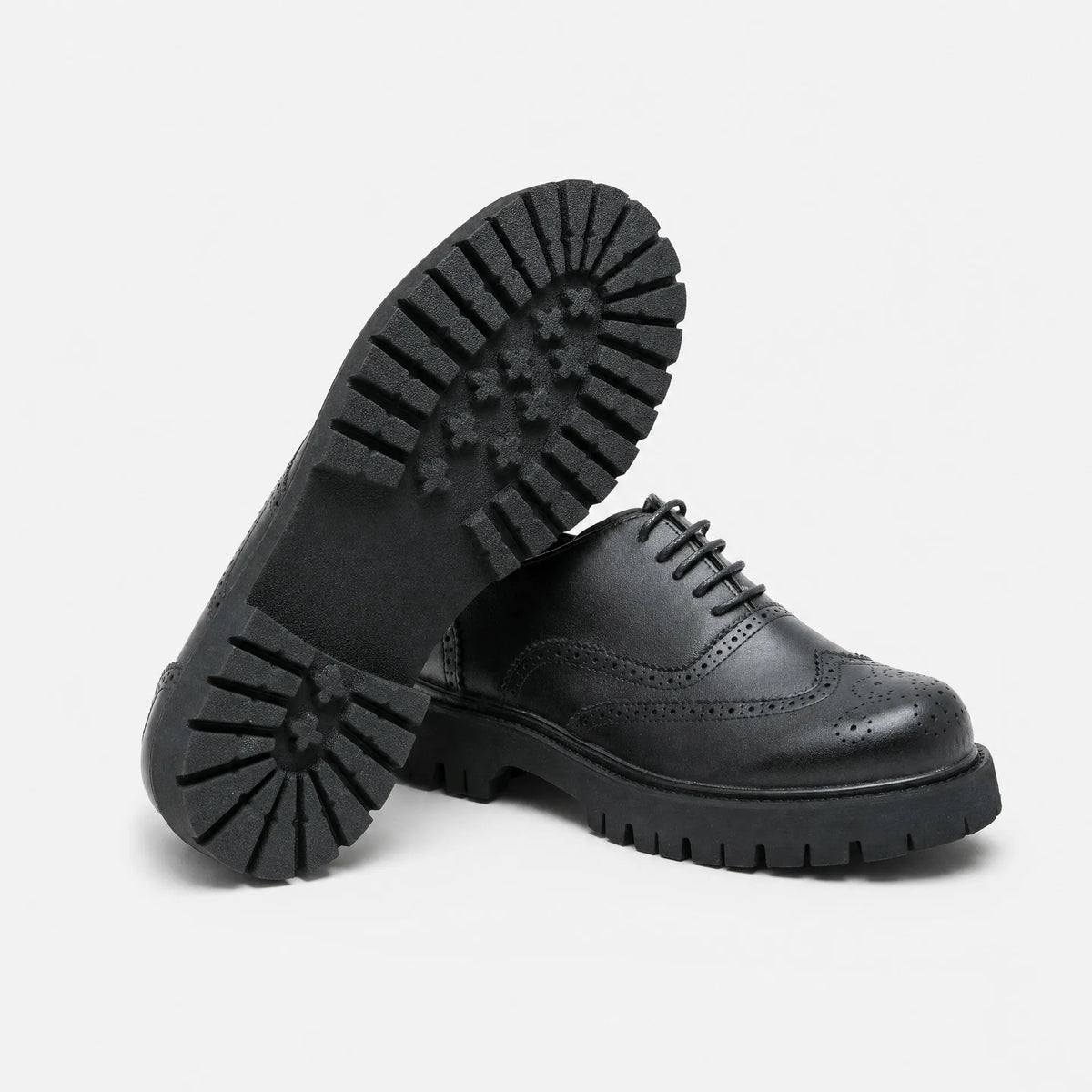Gentry Morris Laced Platform Loafers Chunky Sole