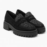 Gentry Morris Leopard Chunky Loafers Detail