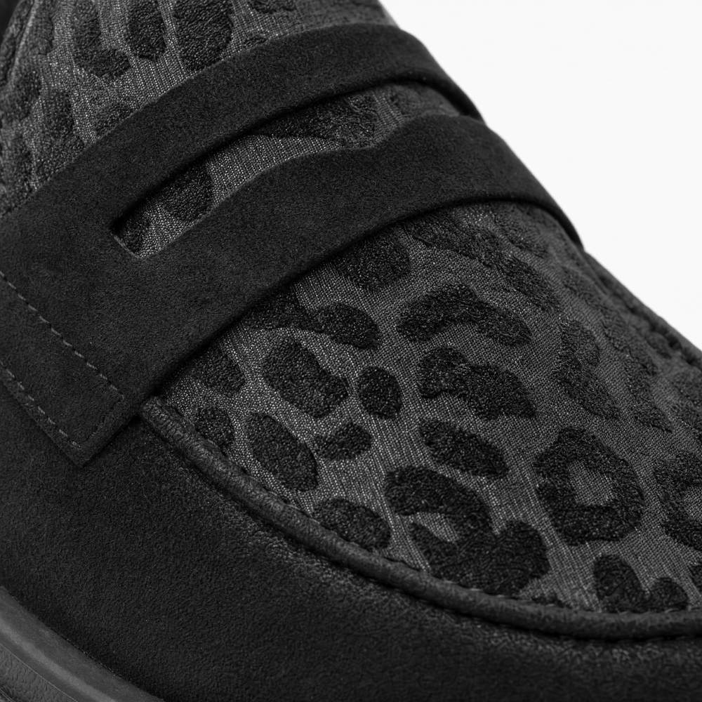 Gentry Morris Leopard Chunky Loafers Detail
