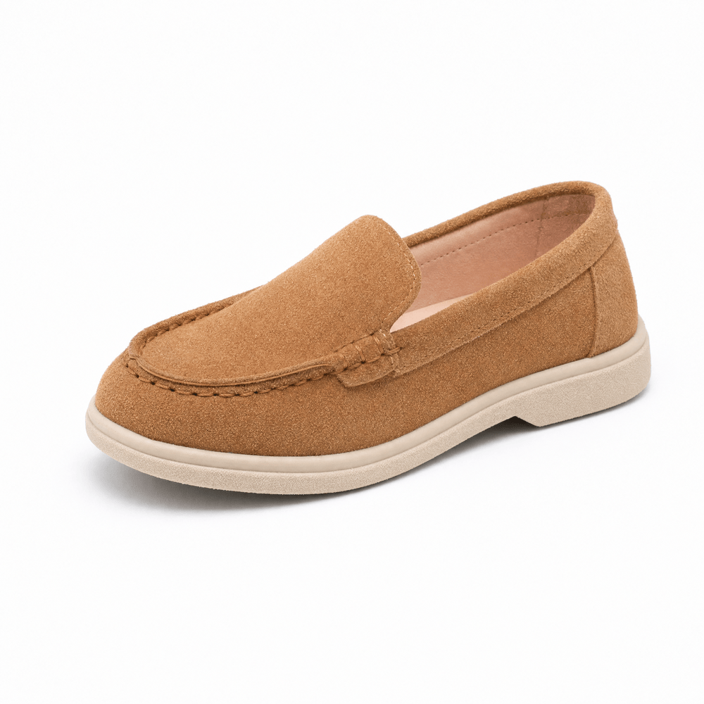 Gentry Morris Light Brown / 21 Brown Slip On Loafers Stitched