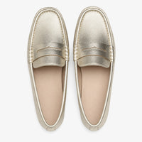 Gentry Morris Metallic Flat Loafers Slip On