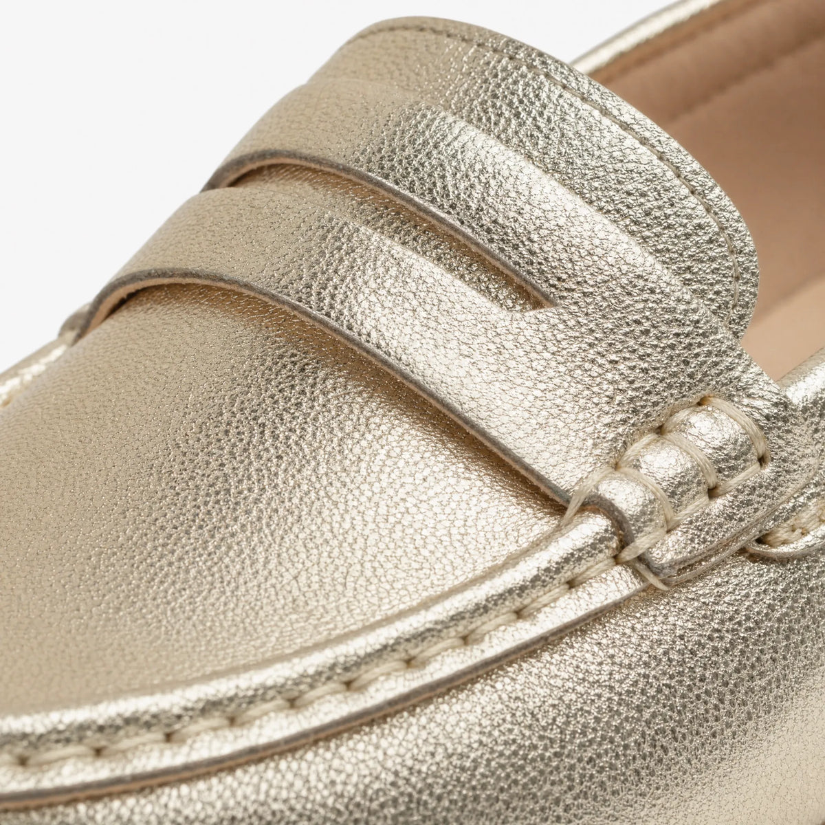 Gentry Morris Metallic Flat Loafers Slip On