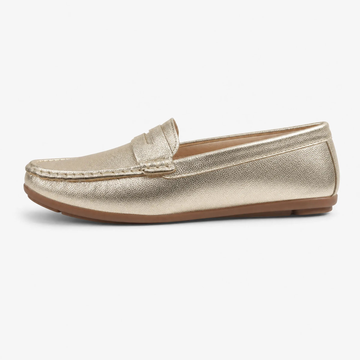 Gentry Morris Metallic Flat Loafers Slip On