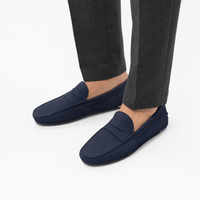Gentry Morris Navy Penny Loafers